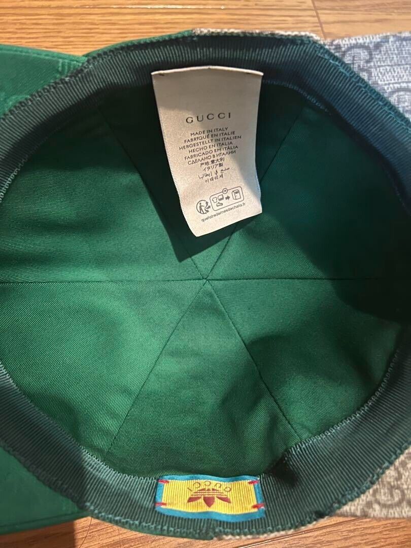 Gucci x Adidas Collaboration Double Visor Cap M Size with Gucci x Adidas Collaboration Double Visor Cap M Size with