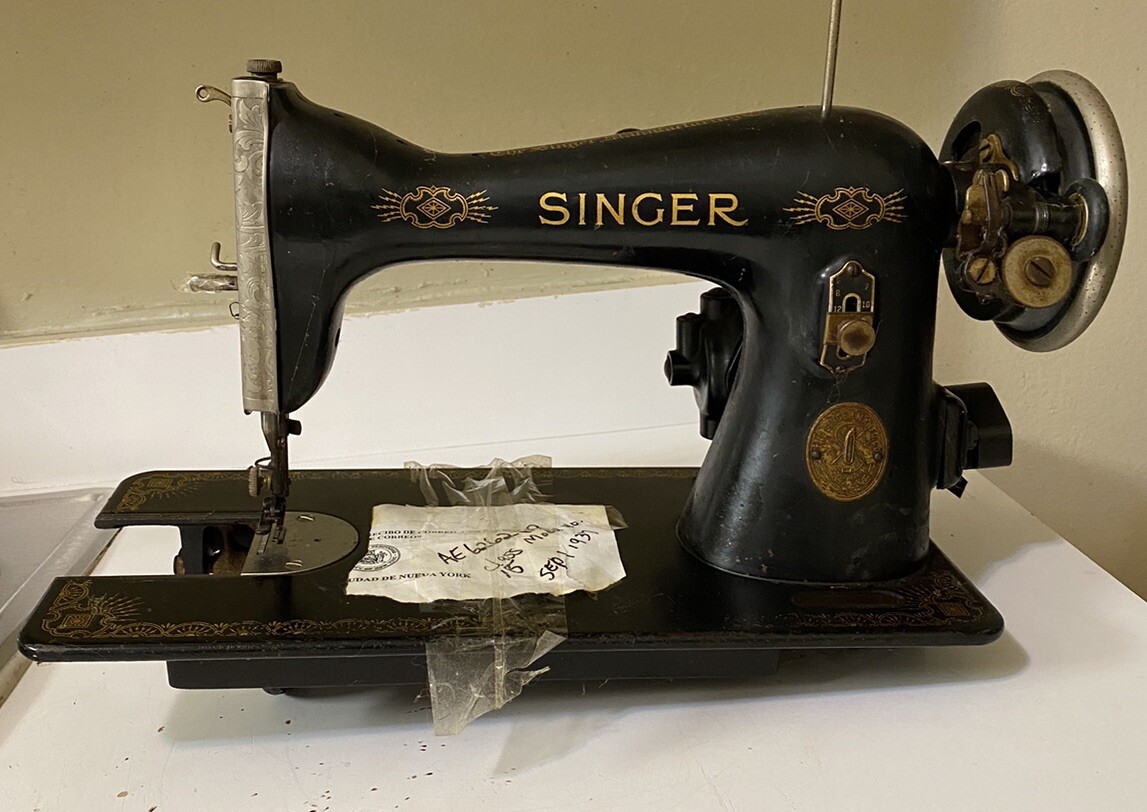 工芸品 ligi / Opera singer 1937 SINGER SEWING MACHINE AE626269 CLASS MODEL NO 15 FOR