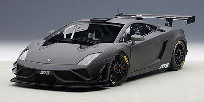 ハッピー/オートアート 1/18 ガヤルド GT3 FL2 2013 AUTOART 2013 Lamborghini Gallardo GT3 FL2 Matt Grey 1:18