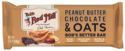 Bob'S Red Mill Gluten Free Peanut Butter Chocolate Oats Bar 1.76 Oz Pack Of 4