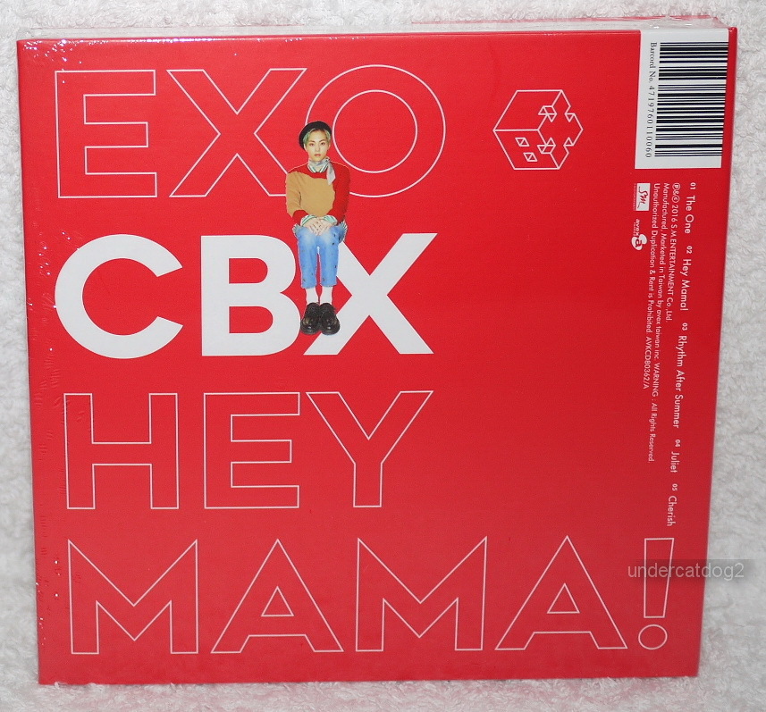 EXO-CBX Mini Album Vol.1 Hey Mama XIUMIN ver. Taiwan CD (Korean