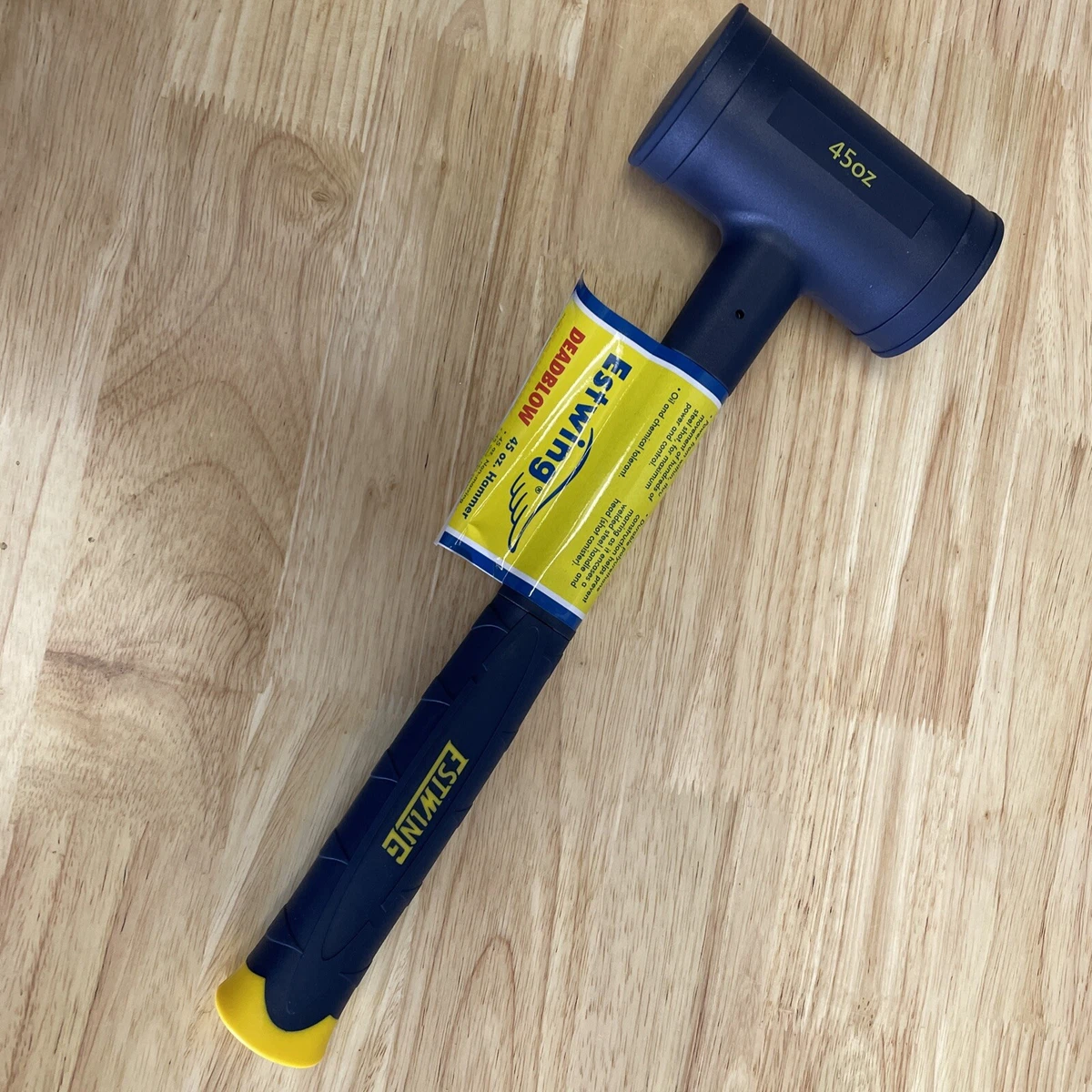 Estwing CCD45 45oz Dead Blow Mallet w No Mar Polyurethane Cushion Grip