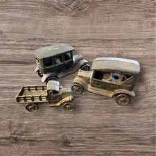 Antique Rare 1920 s Cast Iron FORD CARS JM135, JM137 JM238 FARM TRUCK Heavy