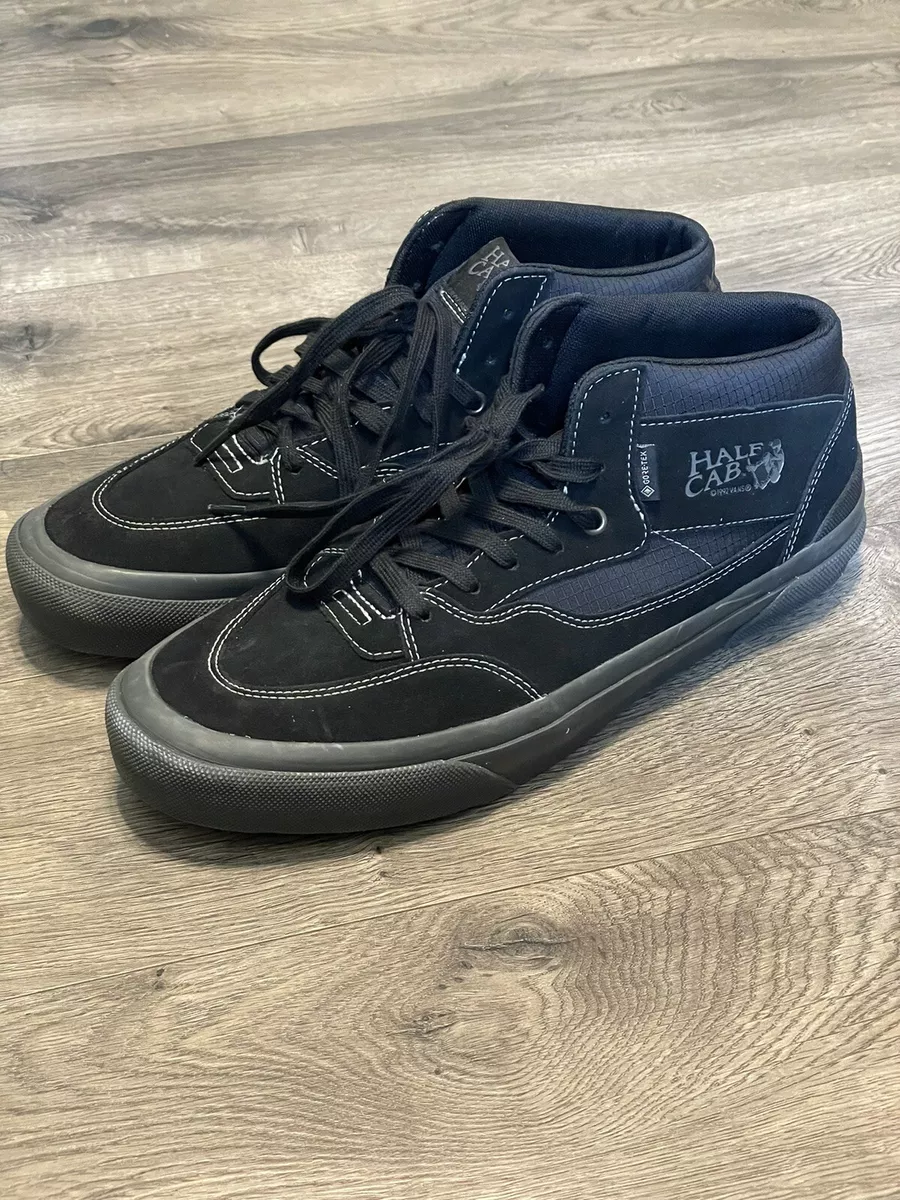 Vans Skate Half Cab 92 Gore Tex Suede Shoes Black 507698 Men s 13