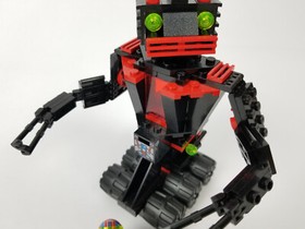 LEGO Spyrius 6889 Recon Robot Complete Space Mech Black Red Chief