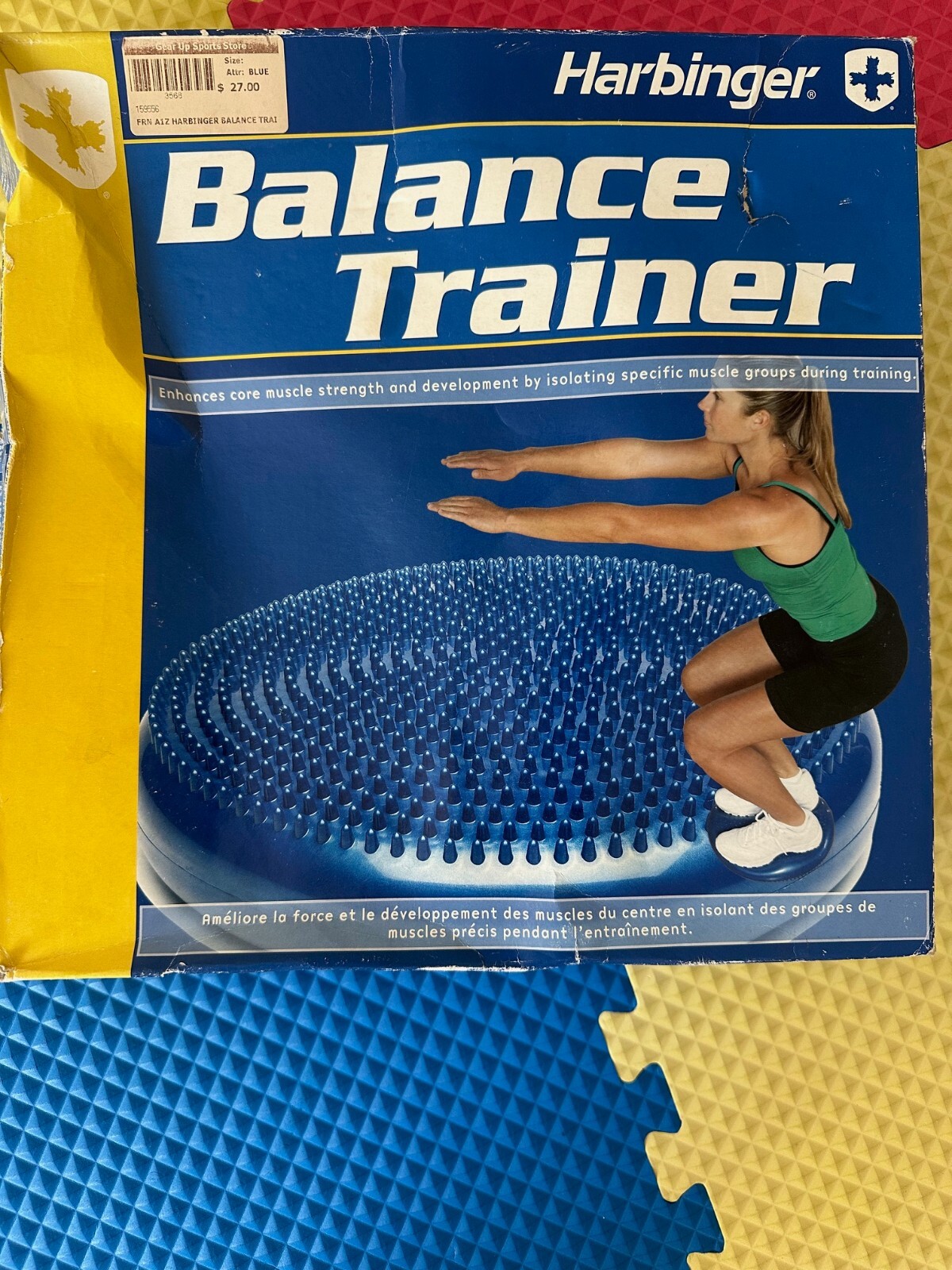 Harbinger balance trainer half ball in box!