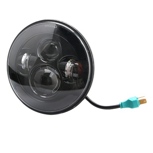 Motorcycle 7" LED Headlight Projector HI/Lo Beam For Harley For Jeep JK TJ LJ - Picture 6 of 11