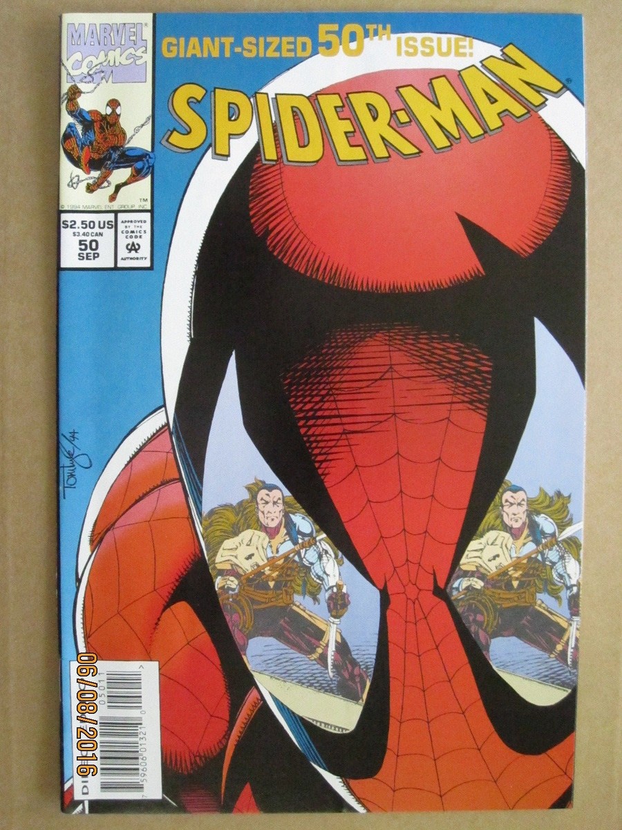 1994 MARVEL COMICS SPIDER-MAN #50 NEWSSTAND EDITION TOM LYLE COVER