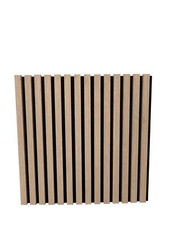 Endorphin 3 Stück Akustikpaneele quadratisch 58x58x2,1cm Holzfurnier Eiche weiß