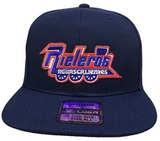 RIELEROS DE AGUASCALIENTES HAT NAVY SNAPBACK MEXICO LOGO FEDERAL EL CHAPO GUZMÁN