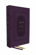 Holy Bible : King James Version, Purple, Leathersoft, Thinline Bible, Red Let...