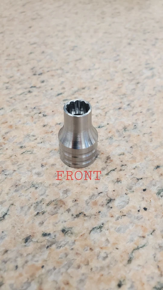 ASANTI WHEEL 3/8 SOCKET TOOL REMOVE FRONT 2 -3 Pc WHEEL-9MM 11 POINT - Image 3 of 4