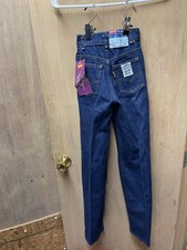 NOS Levis Girls Jeans Orange Tab White Patch Youth Kids Vintage USA Size 8 21x26
