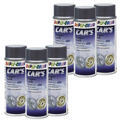 Rallye Paint Alloy Wheel Silver Duplicolor Car's Paint Spray 6x 400ml => 2400ml