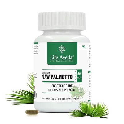 Life Aveda Saw Palmetto Capsules, 60 Capsules