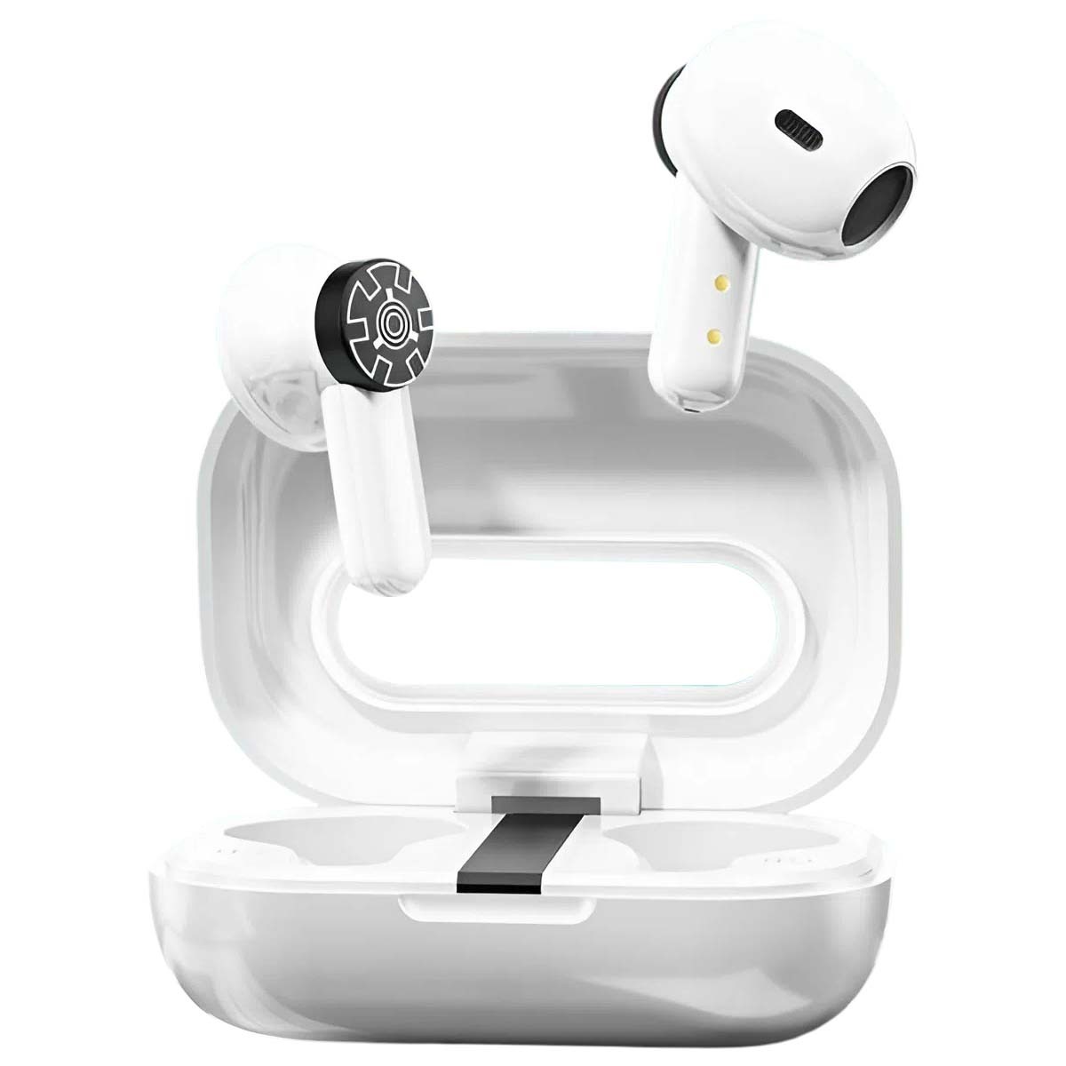 Écouteurs TWS Bluetooth 5.2 Wekome Vanguard au design futuriste transparent en alliage de zinc