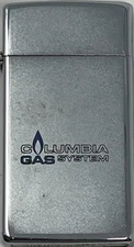 Vintage Columbia Gas System Scripto Cigarette Lighter Butane