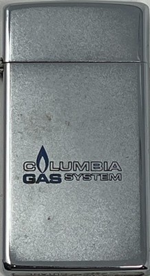 Vintage Columbia Gas System Scripto Cigarette Lighter Butane