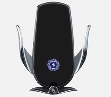 15W Wireless Car Charger Mount   Fast Charging Auto-Clamping Phone Holder for iP
