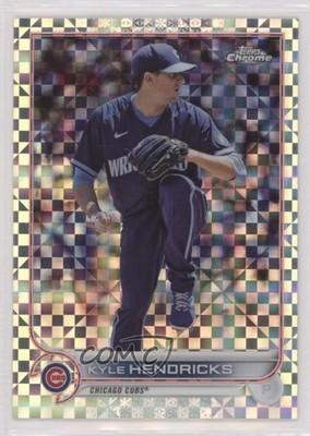 2022 Topps Chrome X-Fractor Kyle Hendricks #117 0it7