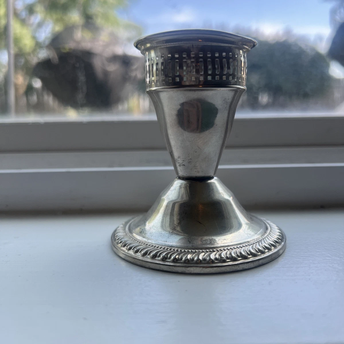 Duchin Creation In Antique Us Sterling Silver Candlesticks