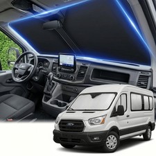 Ford Transit 2015-2026 Custom Fit Front Windshield Sun Shade Windscreen Shade