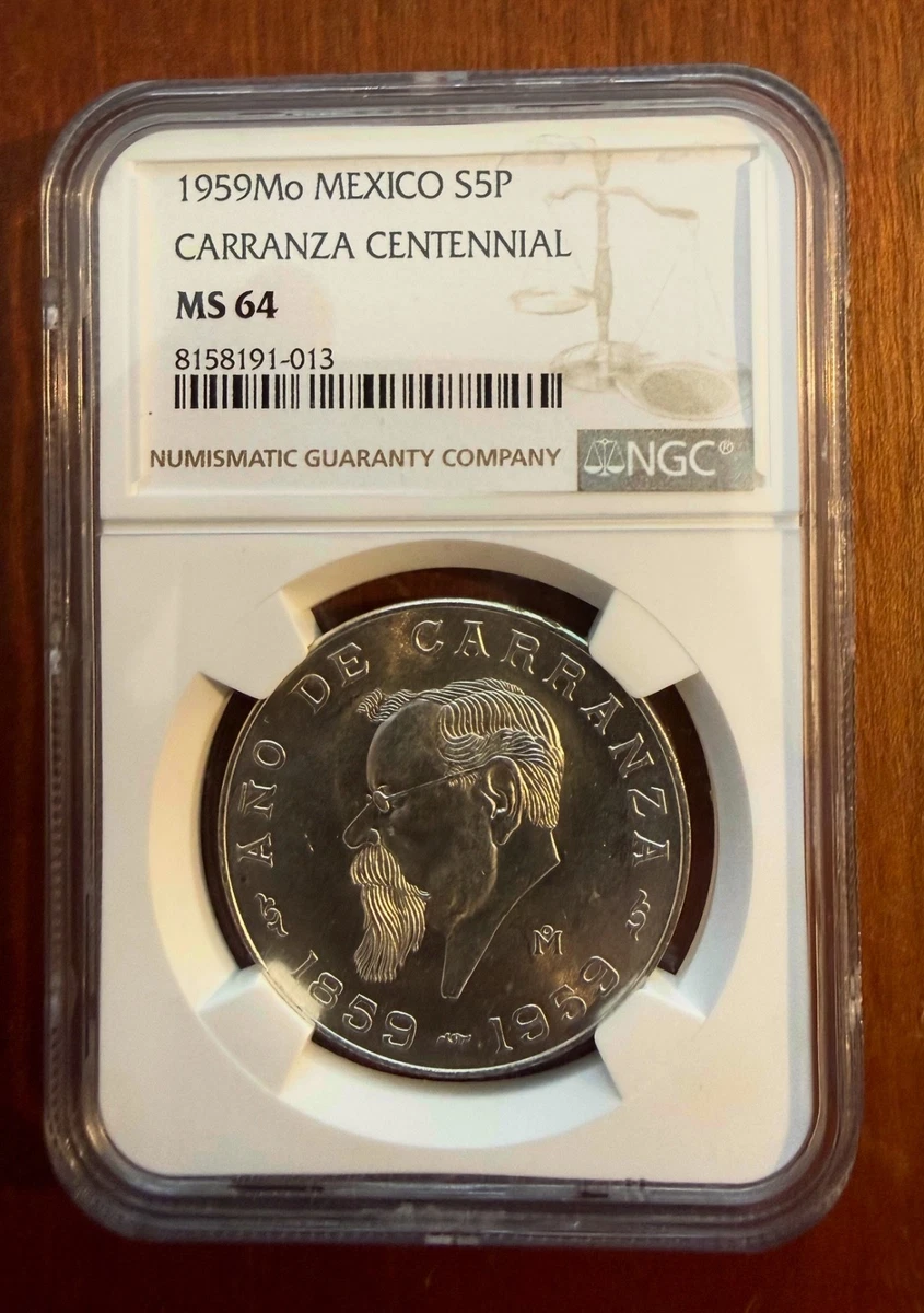 新品未使用　UNO MIL PESOS 1000　K-602 NGC 1959 Mexican Coins for sale | eBay
