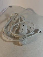 Belkin 6 Outlet Power Strip Surge Protector 8 Ft Cord Rotating Plug White