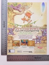 Ivy The Kiwi Authentic Print Advertisement / Game Poster Art