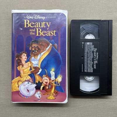 Beauty & the Beast (VHS 1991) Walt Disney Classic Animated Musical Belle Fantasy
