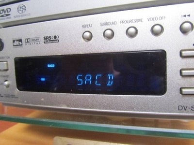ONKYO DV-SP155 Universal Player CD/DVD/SACD Player Tested and