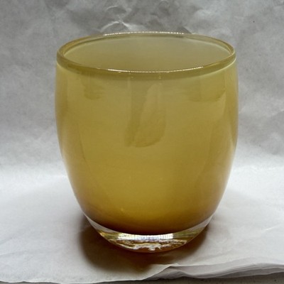 Glassybaby Butterscotch Caramel Candle Holder