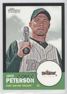 2012 Topps Heritage Minor League Edition Black Border 21/96 Jace Peterson 3j2