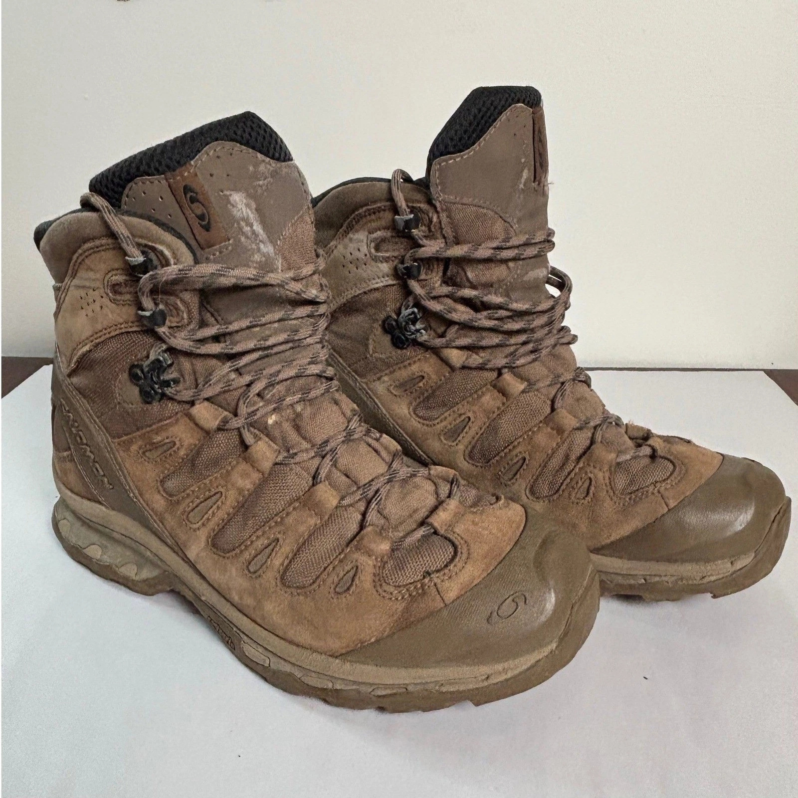 Salomon Mens 4D Forces Hiking Boots Size 10 Brown Leather Tactical Outdoor Work
Opens in a new windo