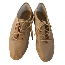 NEW Capezio E-Series Jazz Oxford Color: Caramel Size 4W see size Photo  notes 