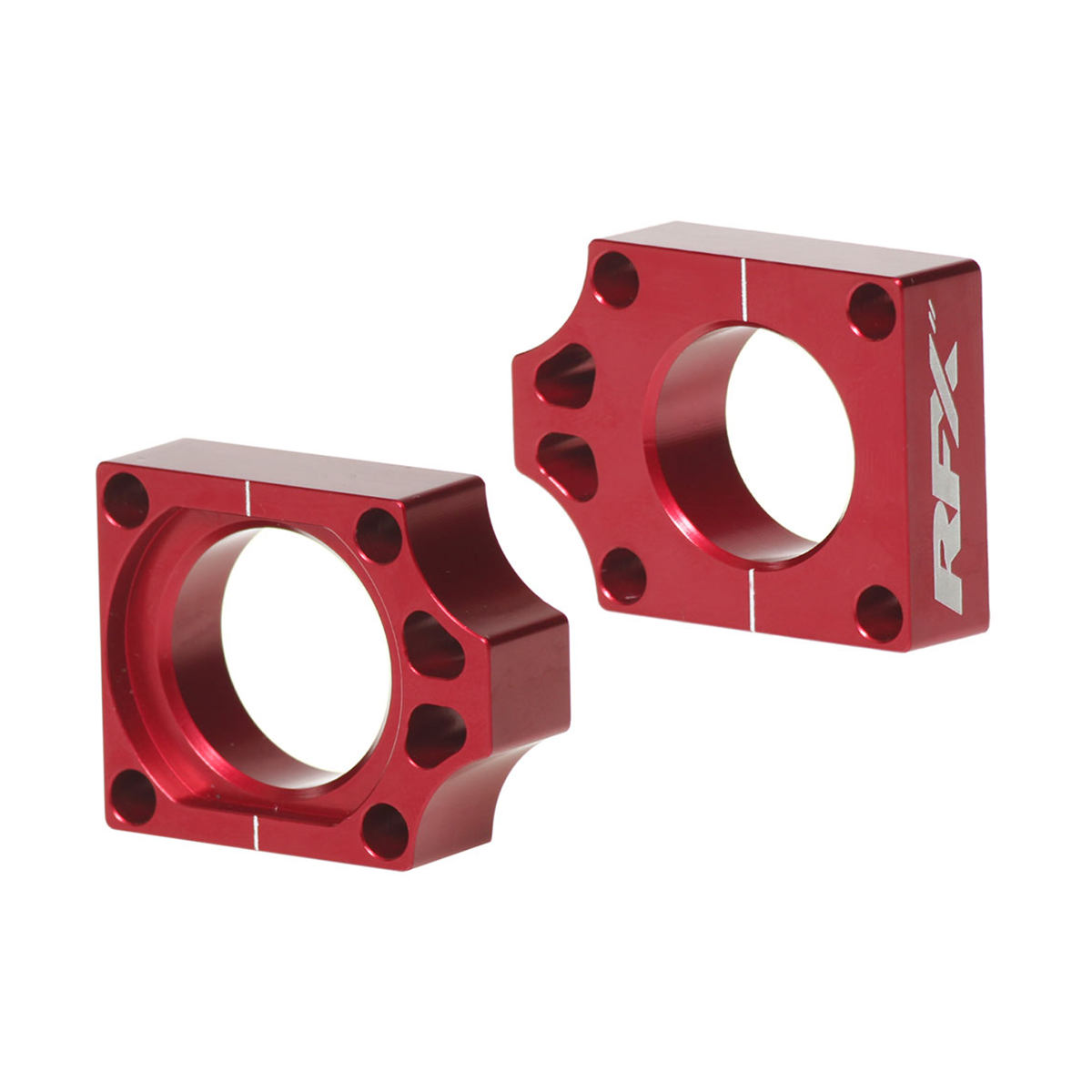 RFX Pro Rear Axle Adjuster Blocks Beta 2T RR125-300 13-24 4T RR250-480 15-24 Red