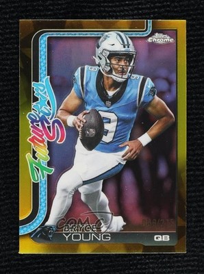 2025 Topps Chrome Future Stars Yellow Refractor 69/275 Bryce Young #FS-17 c4g