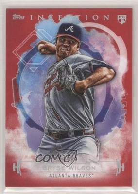 2019 Topps Inception Red 43/75 Bryse Wilson #22 Rookie RC 04eb