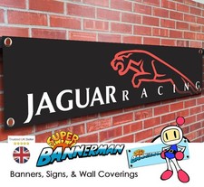 Jaguar Racing Logo PVC Banner for Garage, Workshop, Showroom etc