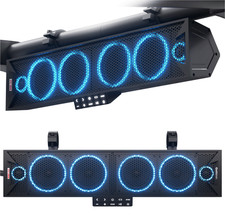 Waterproof Bluetooth UTV Sound bar Speakers RZR Polaris 500W Audio Radio System