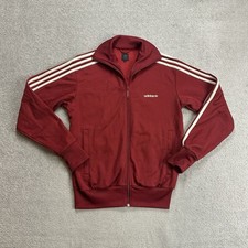 ADIDAS Trainingsjacke Jacke Gr M Originals Sportjacke Retro Logo Track 13301 Rot