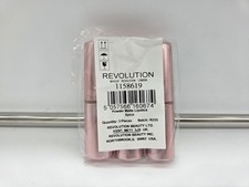Lote de 3 Lápiz Labial Mate Maquillaje Revolución Polvo Mate Lápiz Labial Especias