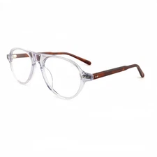 Acetate Eyeglass Frame Oval Reading Glasses Full Rim Large Frame Trend Men Women