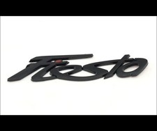 Ford Fiesta Self Adhesive Rear Badge Gloss Black