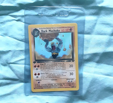 Pokemon Team Rocket Dunkles Machoke 1. Edition 40/82 Karten Pack Frisch!!