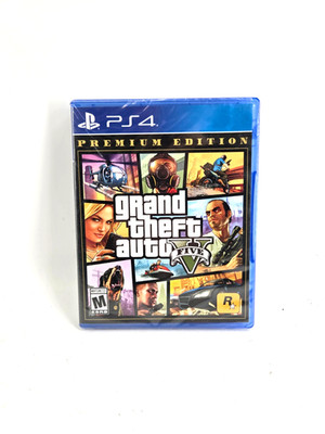 Grand Theft Auto V Premium Edition PS4 Brand New Factory Sealed GTA 5 US Version