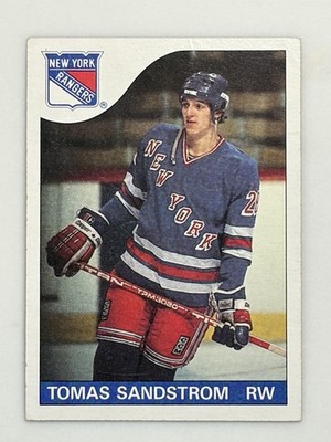 Tomas Sandstrom 1985-86 Topps (RC) #123
