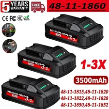 For Milwaukee For M18 Lithium Battery 48-11-1860 48-11-1812 3.5Ah Li-Ion Battery