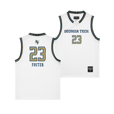 Georgia Tech Women's Basketball White Jersey - La Nya Foster