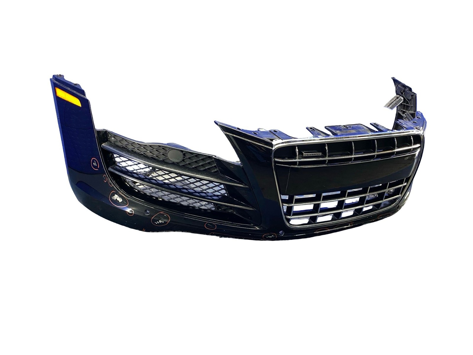 2011-2013 Audi R8 v10 Oem Spyder 5.2 Front Bumper Cover Assembly Black *DAMAGE*